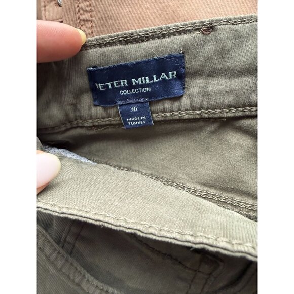 Peter Millar Signature Five-Pocket Pant Men's 36 NEW Olive Green [jb] - Picture 6 of 6